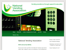 Tablet Screenshot of nationalvendingassociation.com.au